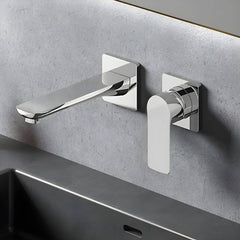 Elegant Brass Wall Mounted Faucet front view