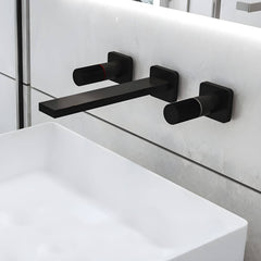 Elegant Brass Wall Mounted Faucet Chrome Finish