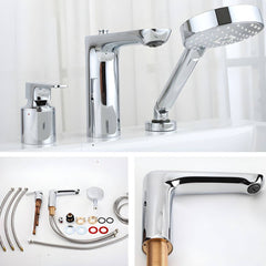 Installation demonstration of the bathtub faucet