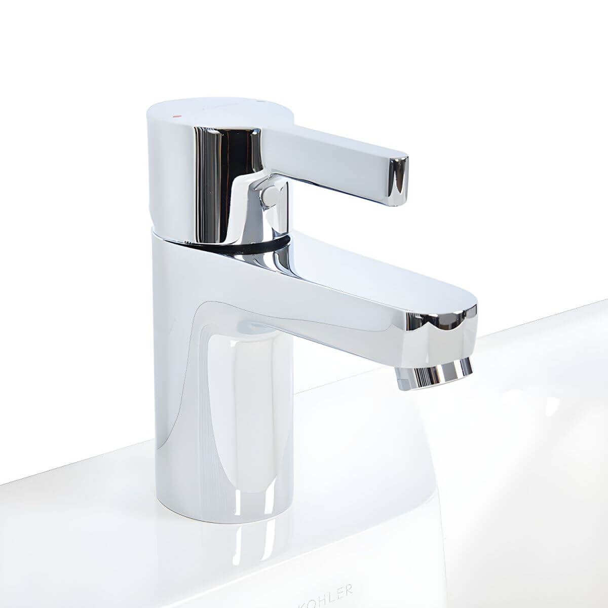 Faucet with vessel sink setup