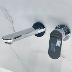 Elegant Chrome Wall Mounted Faucet