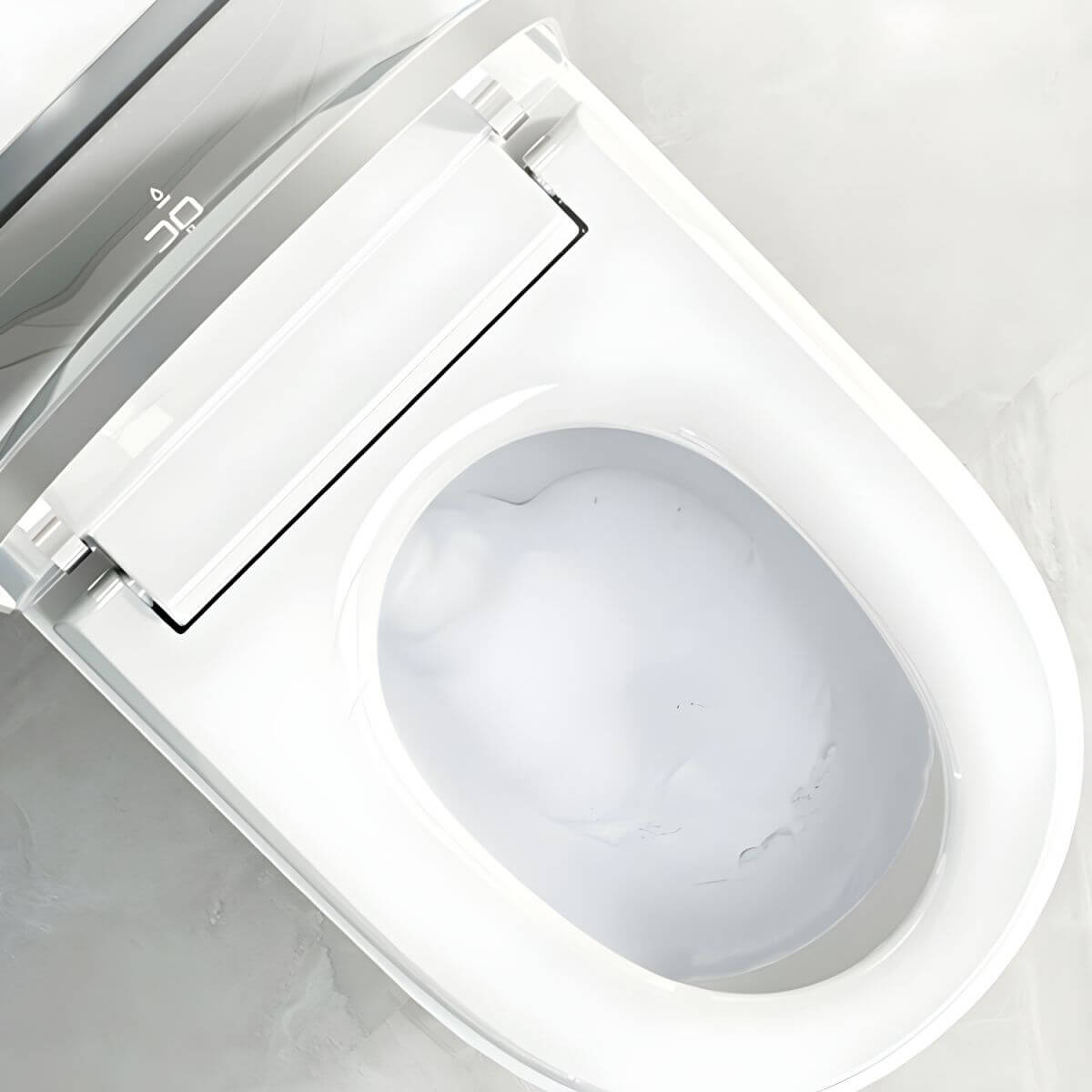 Elongated Bowl Bidet Side View