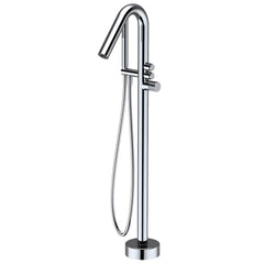 Elegant free standing bathtub faucet in black