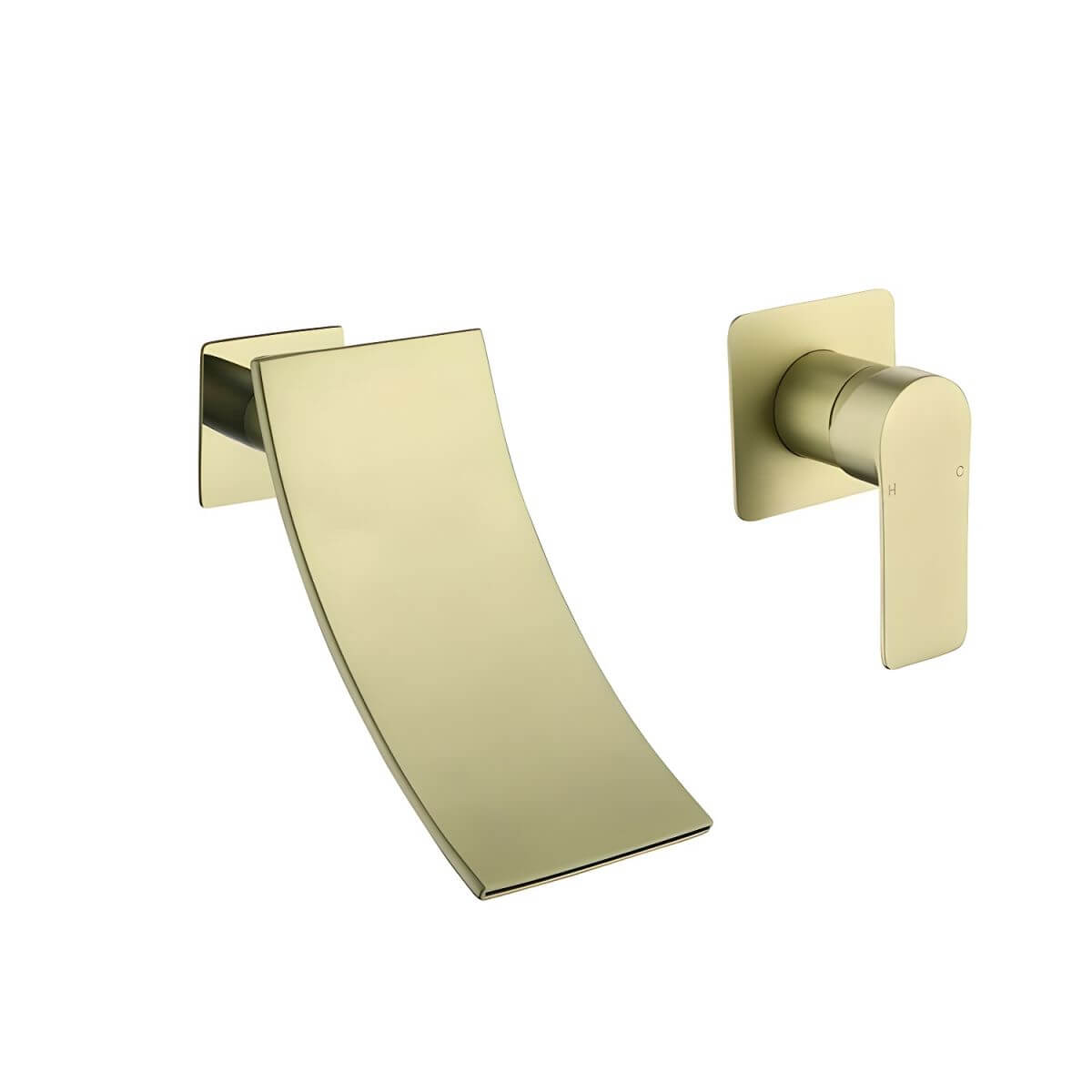 Luxury bathroom fixture in gold