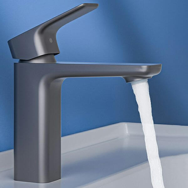 Elegant design details of the faucet