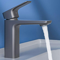 Elegant design details of the faucet