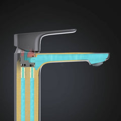 Touchless technology feature of the faucet