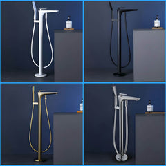 Floor Mounted Free Standing Bathtub Faucet