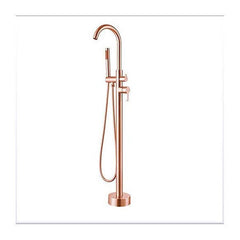 Light Gold Copper Bathtub Spout