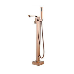 Floor Mounted Bathtub Faucet with Hand Shower