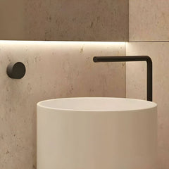 Modern bathroom with free standing faucet