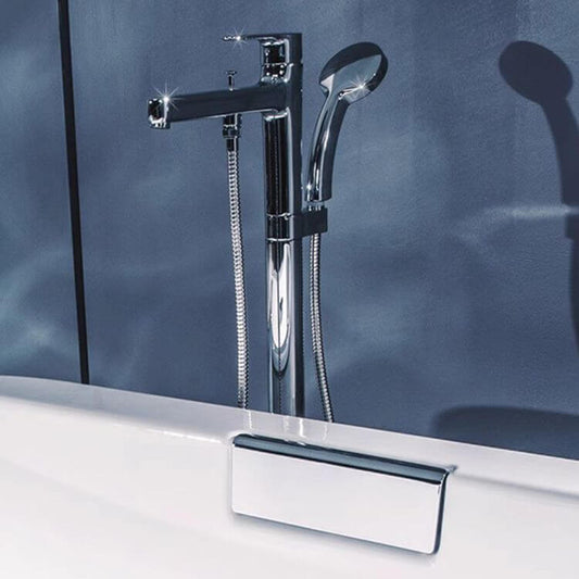 Modern bathtub faucet with hand shower