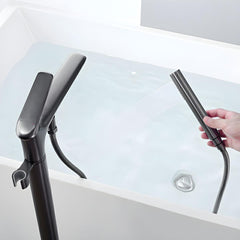 gun grey bathtub faucet in luxurious design