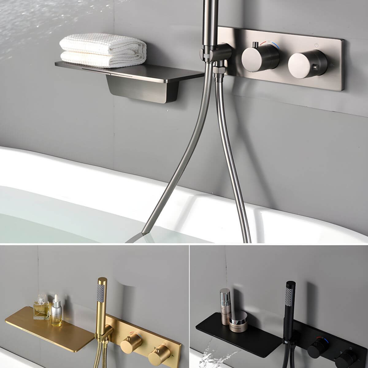 Modern Bathroom Faucet Close-Up