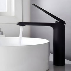 Stylish chrome faucet with a sleek design