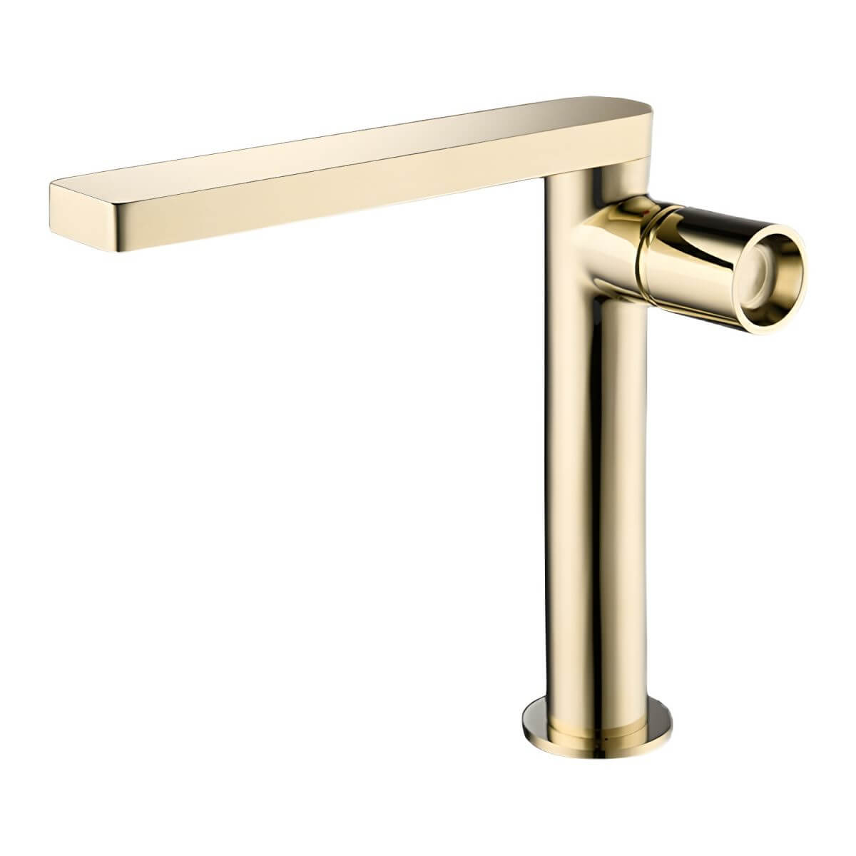 Gold low arc spout faucet