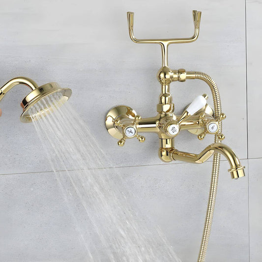 gold version of roman bathtub faucet