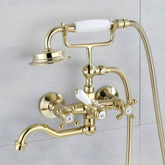 waterfall spout of the bathtub faucet