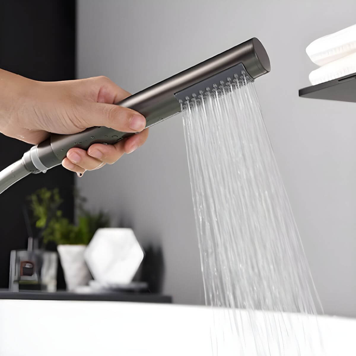 Luxury Hand Shower Attachment with Bathtub Faucet