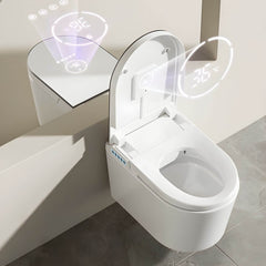 Elegant White Floor-Mounted Bidet front view