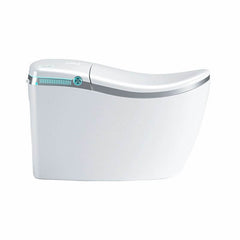 Stylish white finish elongated bidet