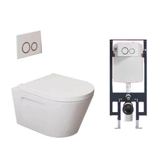 Comfortable elongated shape of wall mount bidet