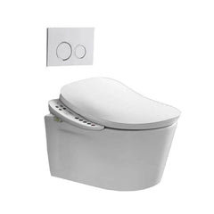 Stain-resistant surface of wall mount bidet