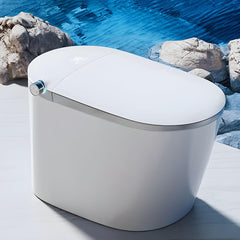 Ergonomic Design Floor Mount Bidet with Antimicrobial Features