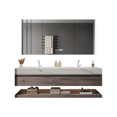 Fade resistant bathroom vanity in a modern setting