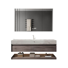 Elegant wall-mounted bathroom vanity