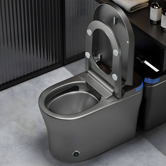 Floor mount bidet with heated seat