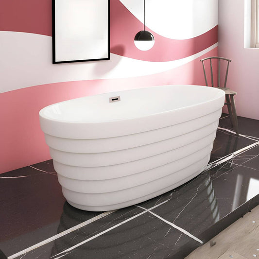 freestanding acrylic bath tub