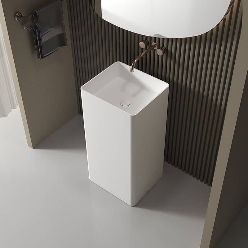 Pop-up drain mechanism of the bathroom vessel sink