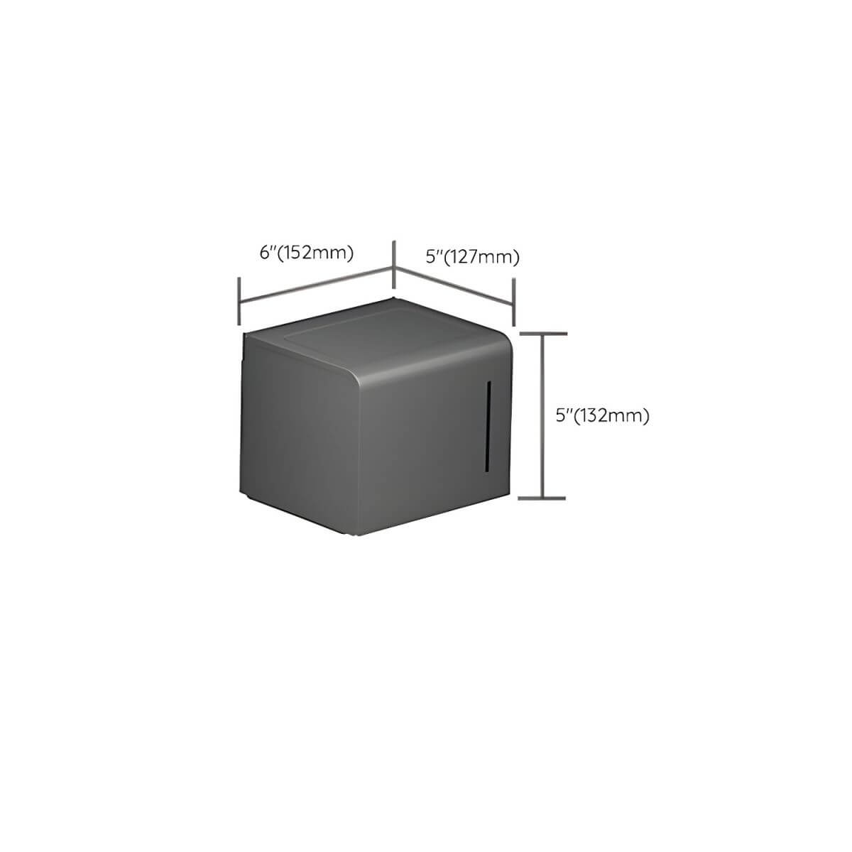 Detailed view of adhesive mounting option for accessories