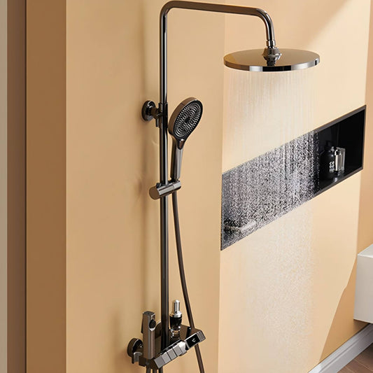 Grey Copper Shower System