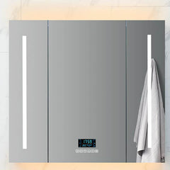 Grey Frameless Medicine Cabinet Front View