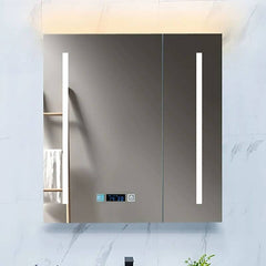 Elegant Grey Finish Medicine Cabinet