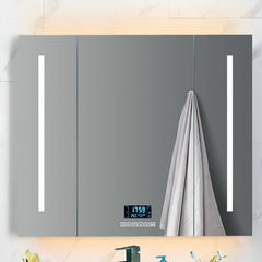 Grey Frameless Medicine Cabinet Front View