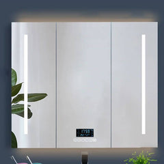 Modern medicine cabinet with built-in lighting