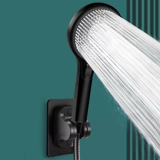 Modern black handheld shower head