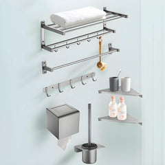 7 piece bathroom accessory set