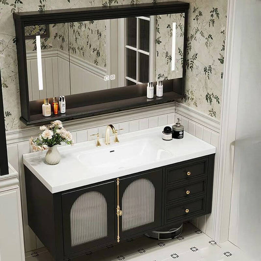 Ink Bathroom Vanity with 3 Drawers