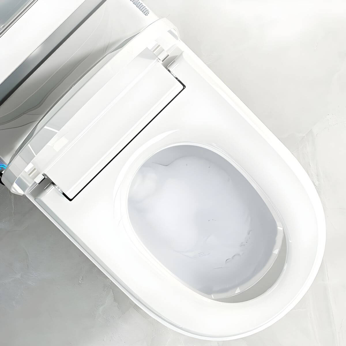 Modern vitreous china wall-mounted bidet