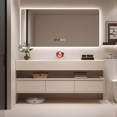 Bathroom vanity in modern kitchen style