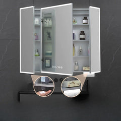 frameless metal medicine cabinet