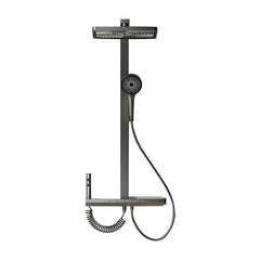 Elegant White Shower System with Hose