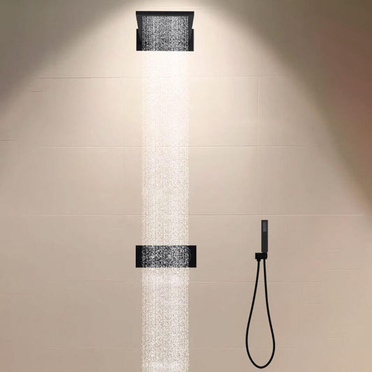 Luxurious Modern Shower System Grey