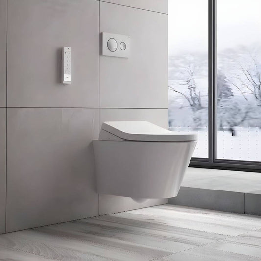 Luxurious White Wall Mount Bidet