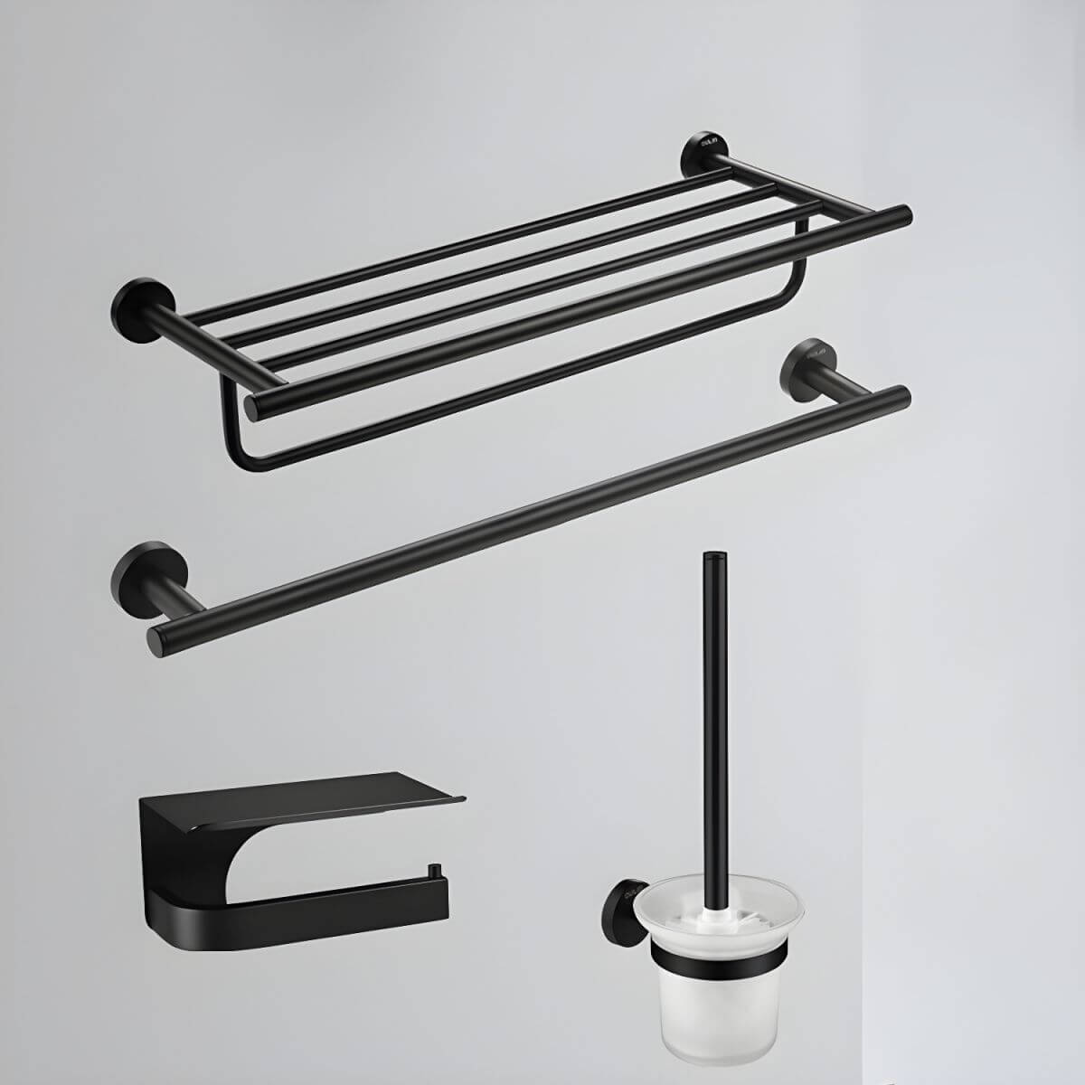 4 Piece Bathroom Accessory Kit Display