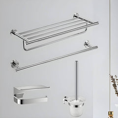 Luxury Bathroom Hardware Set Gold Toilet Paper Holder